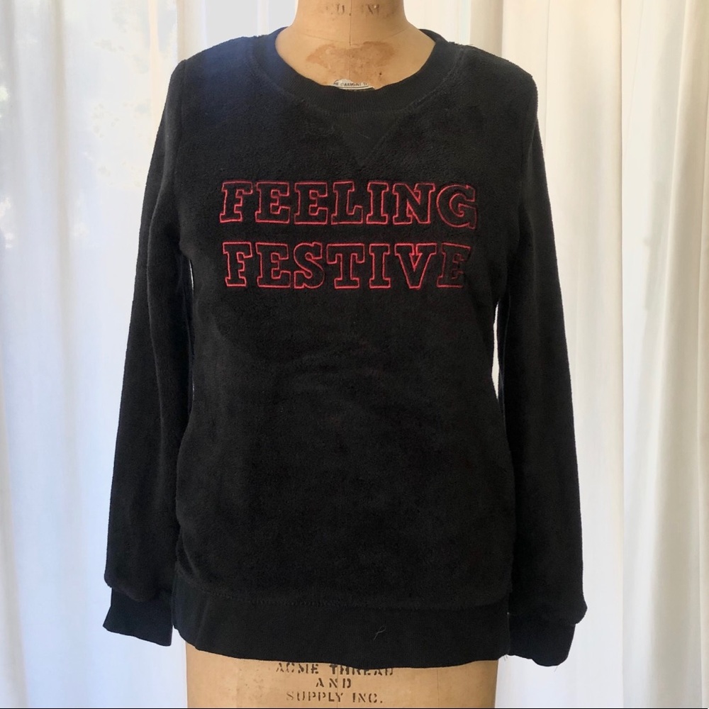 Wondershop Festive fuzzy sweatshirt
